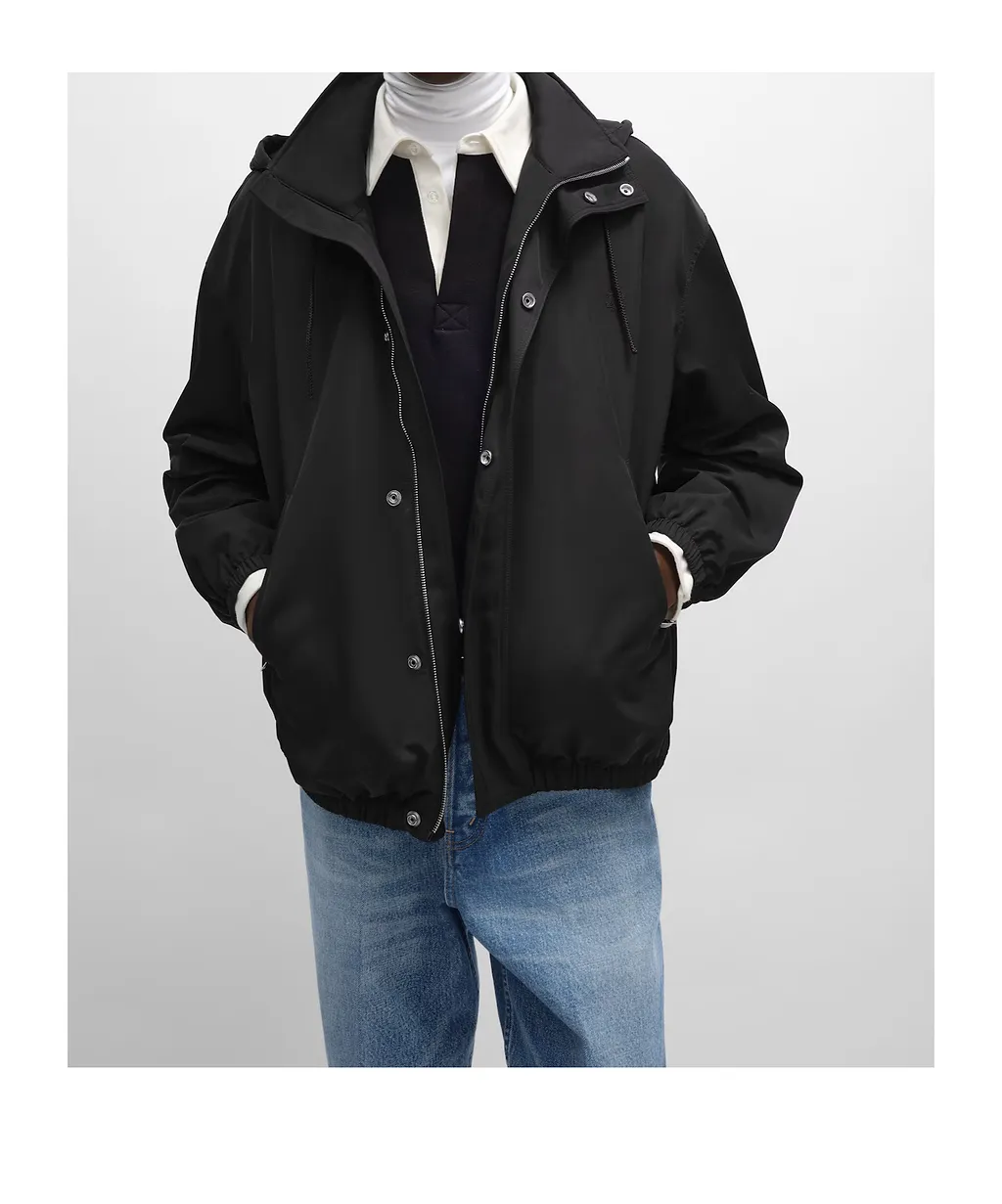 Windbreaker In Nylon Twill