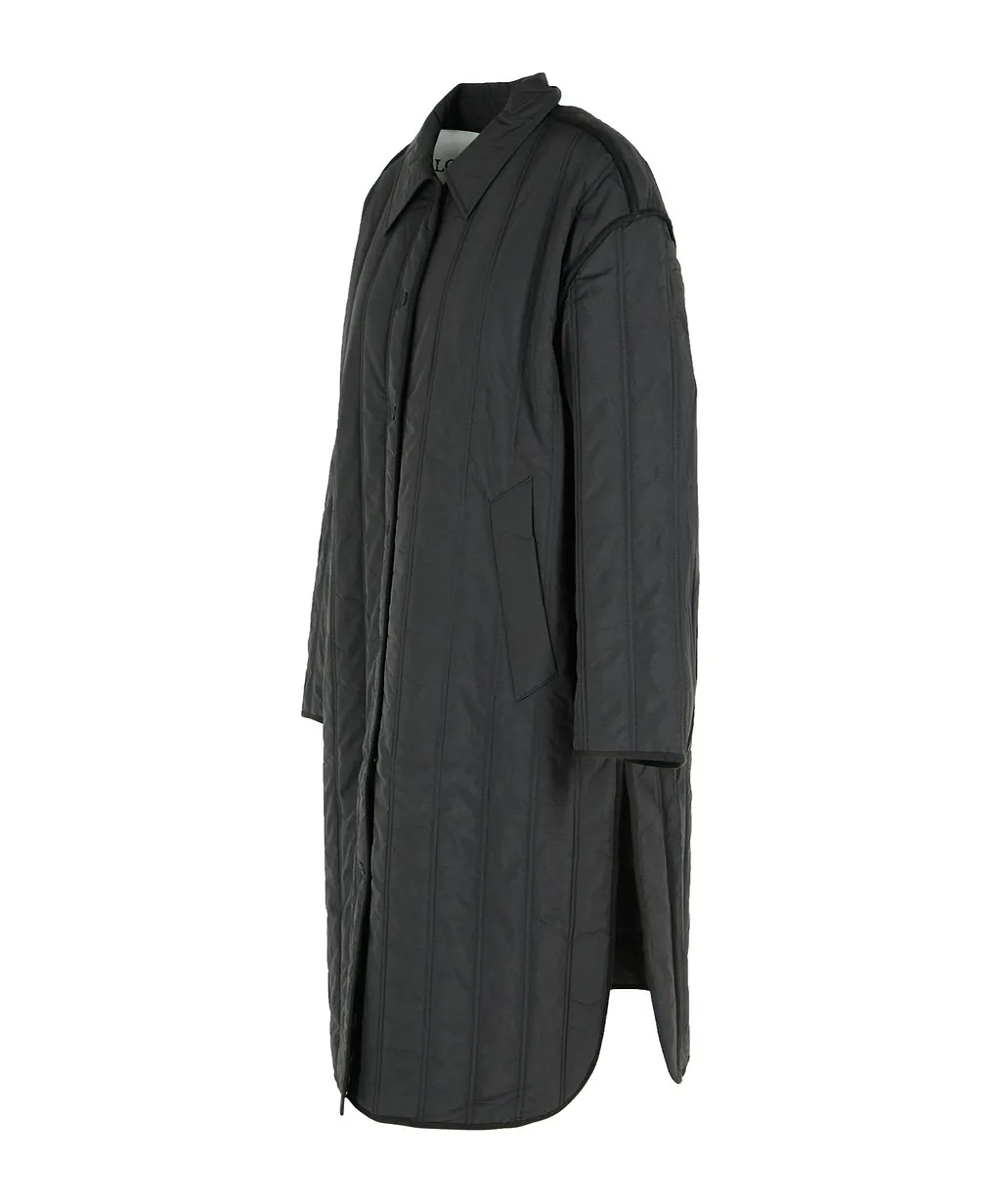 Closed Quilted Nylon Coat