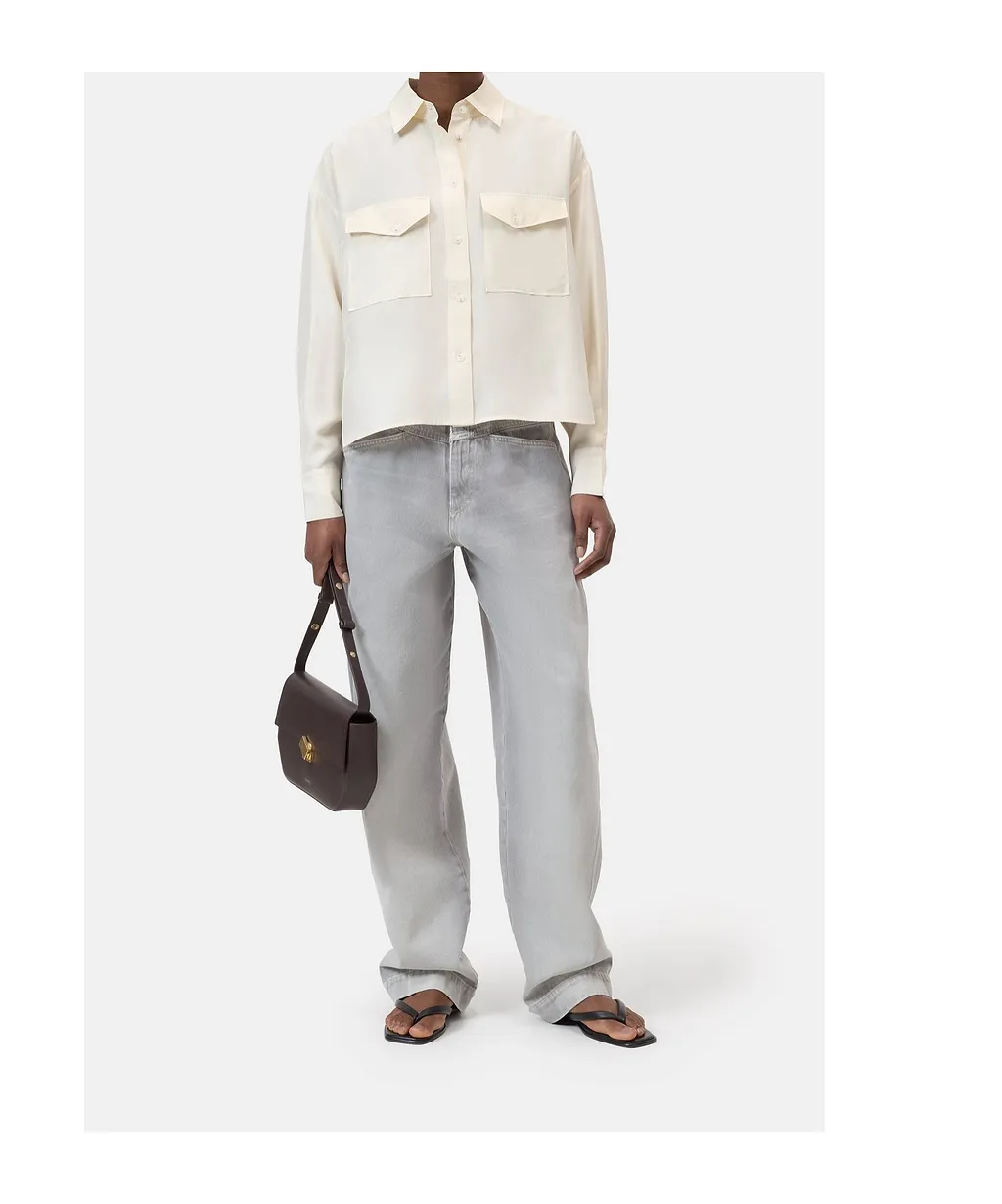 Closed Utility Silk Pocket Shirt