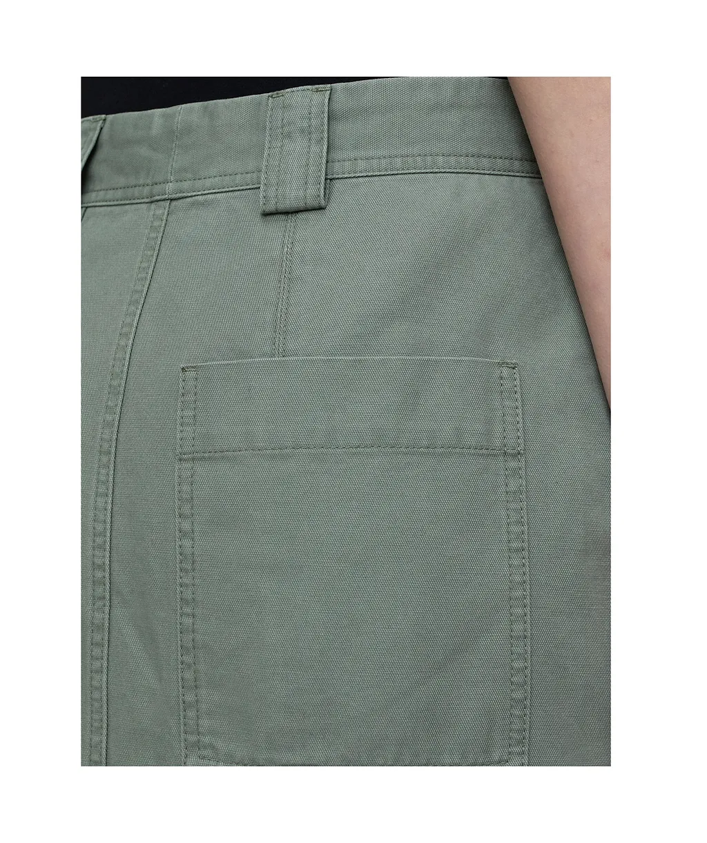 Cotton Midi Skirt