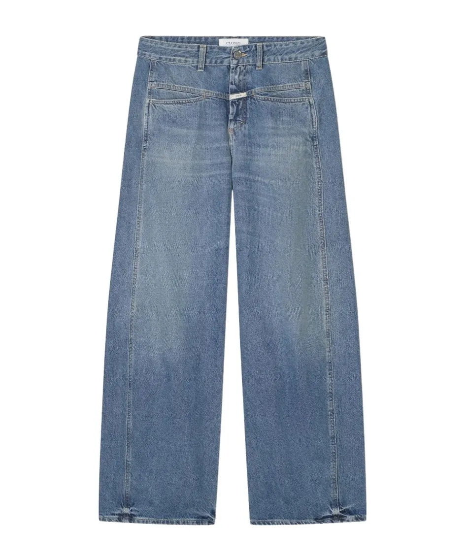 Closed Barrel-Fit Wide-Leg Jeans