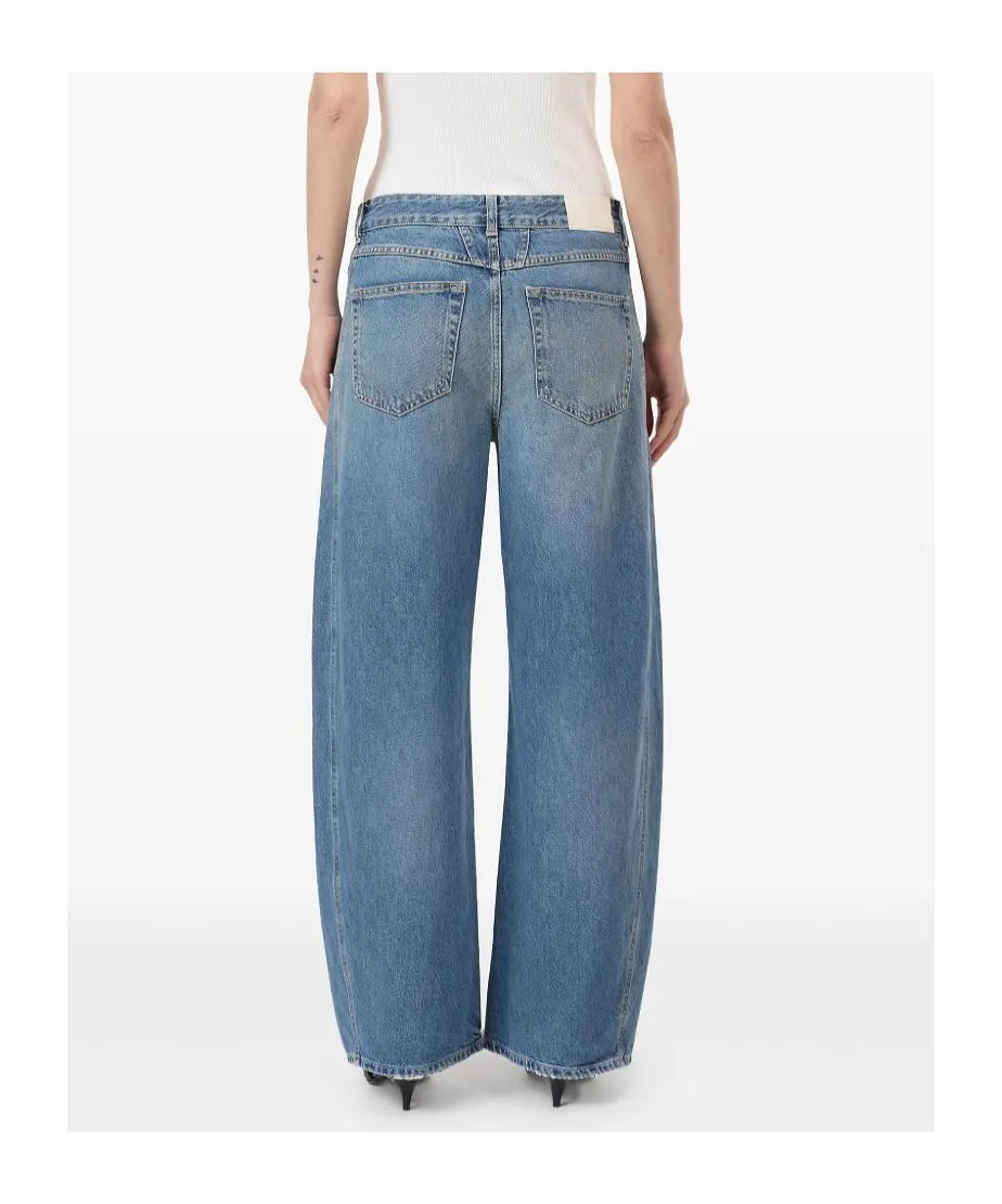 Closed Barrel-Fit Wide-Leg Jeans