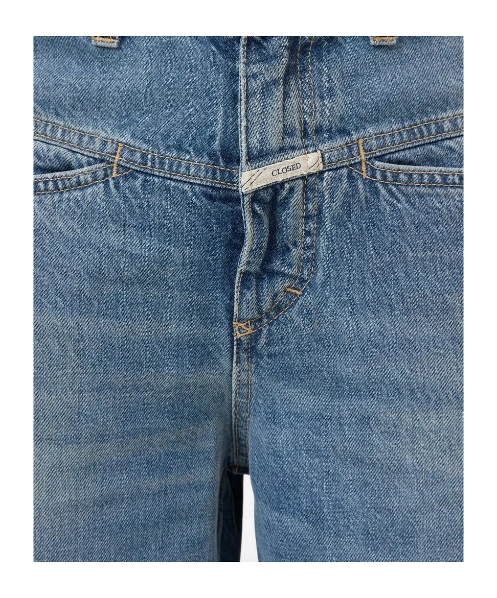 Closed Barrel-Fit Wide-Leg Jeans