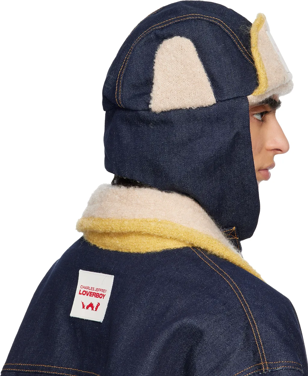 Knit Patch Pilot Hat