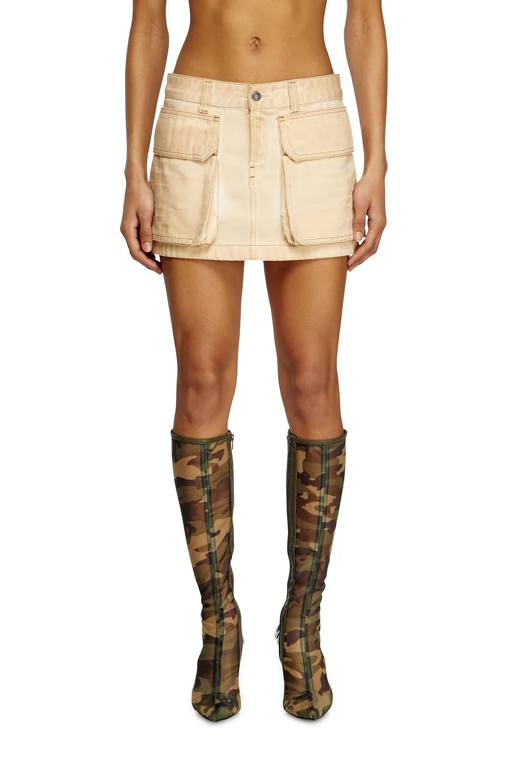 Diesel De-Ton Mini Skirt
