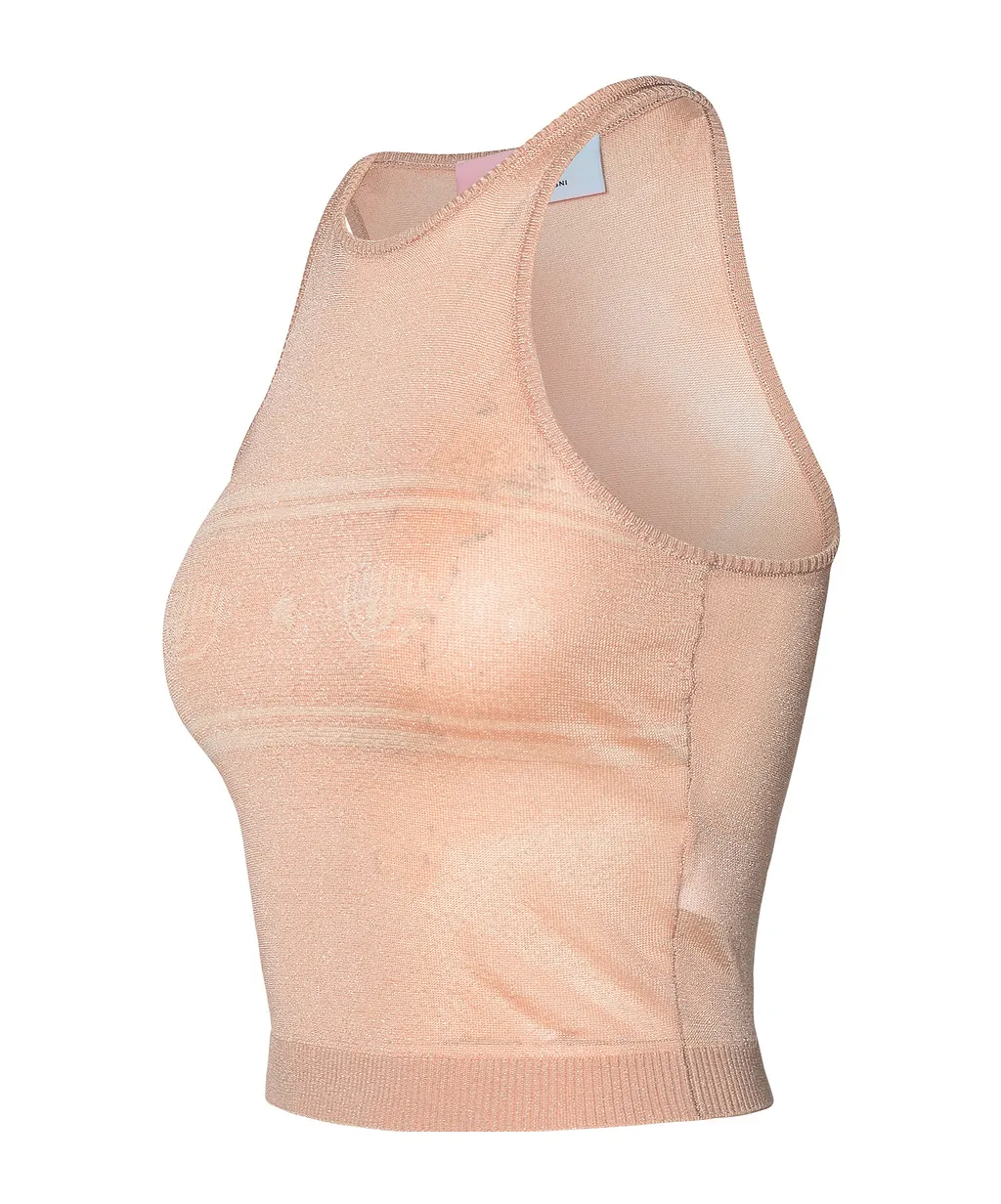 Sleeveless Knitted Tank Top