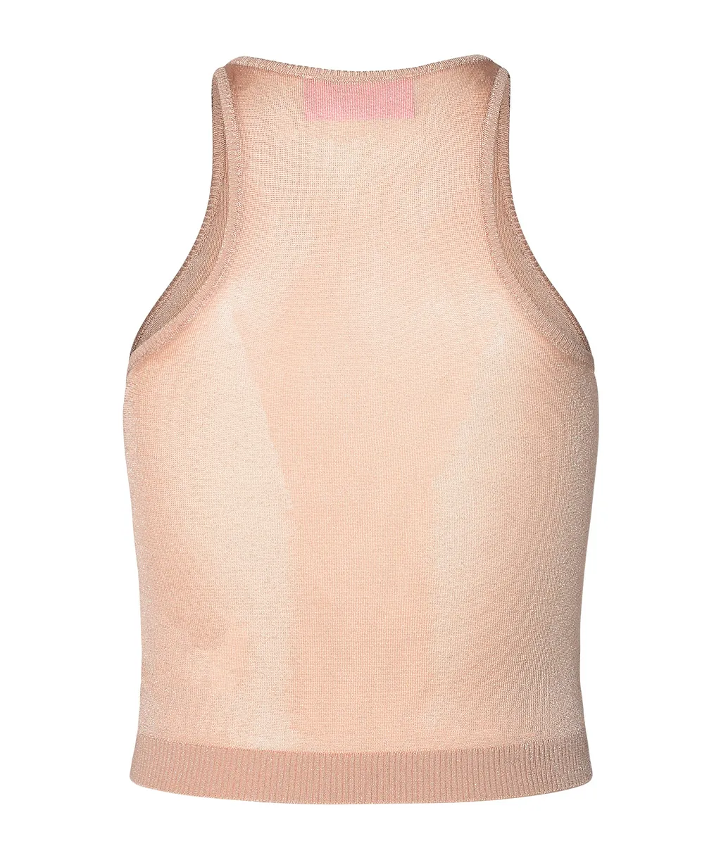 Sleeveless Knitted Tank Top