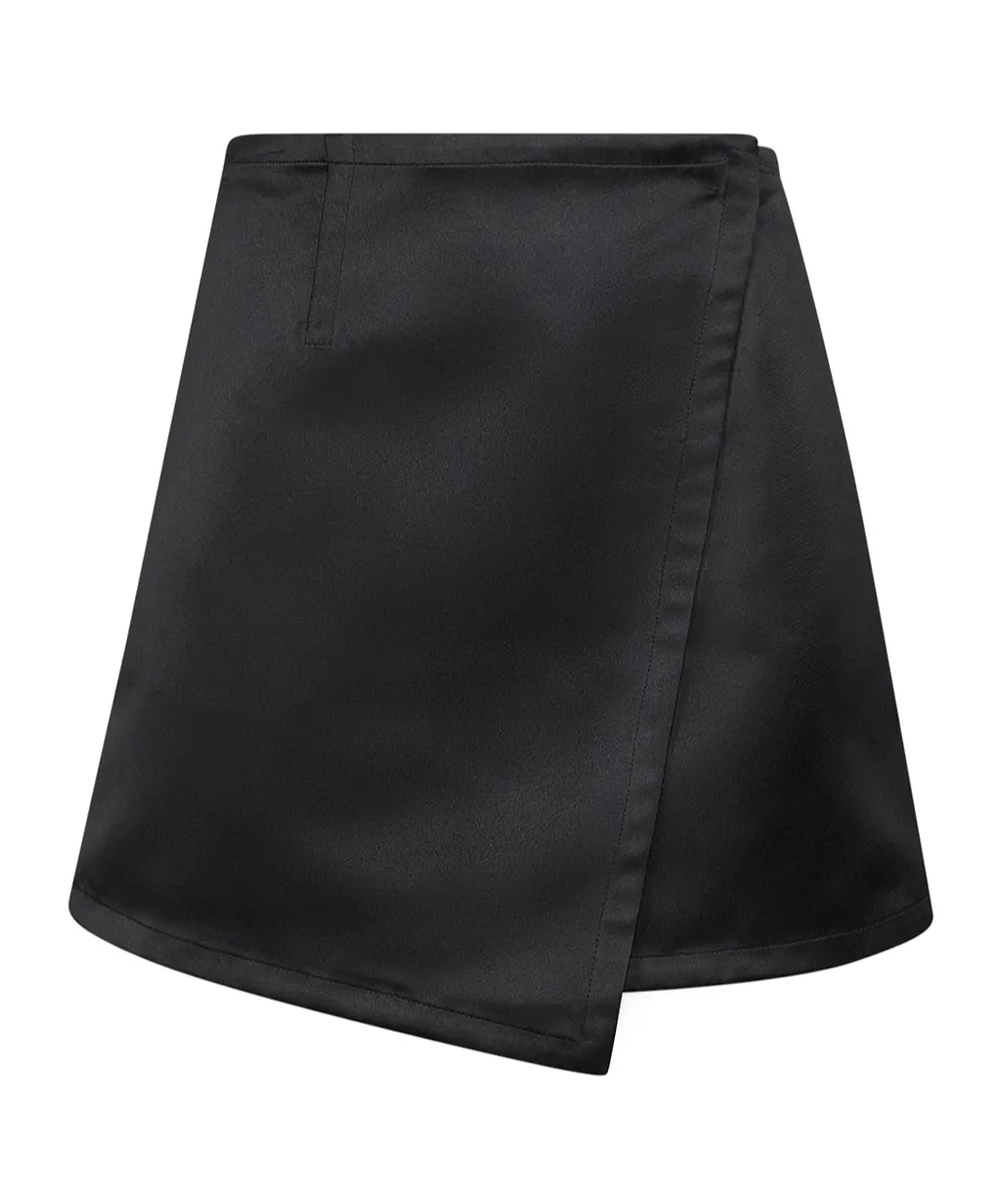Asymmetric Wrap Skirt