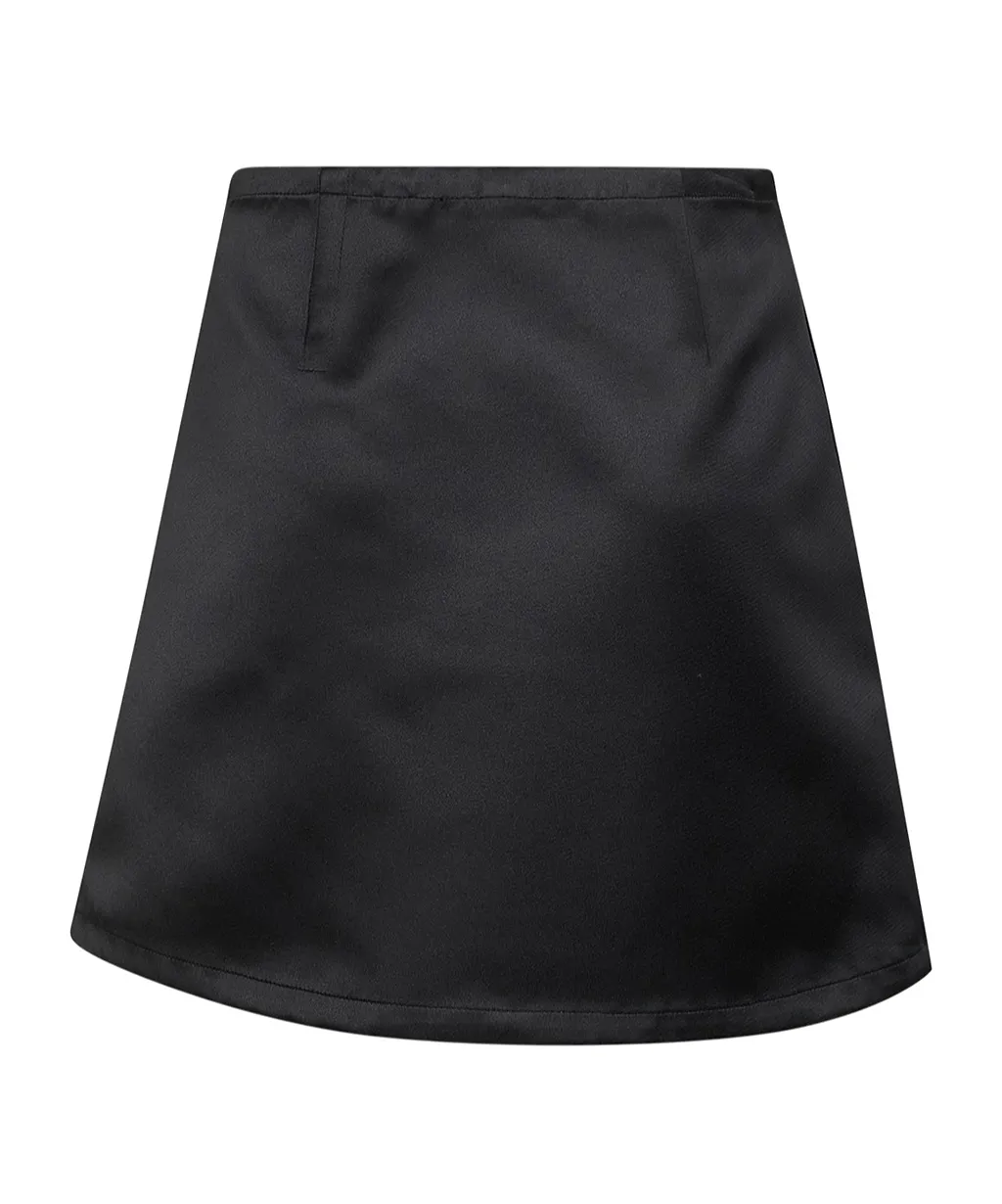 Asymmetric Wrap Skirt