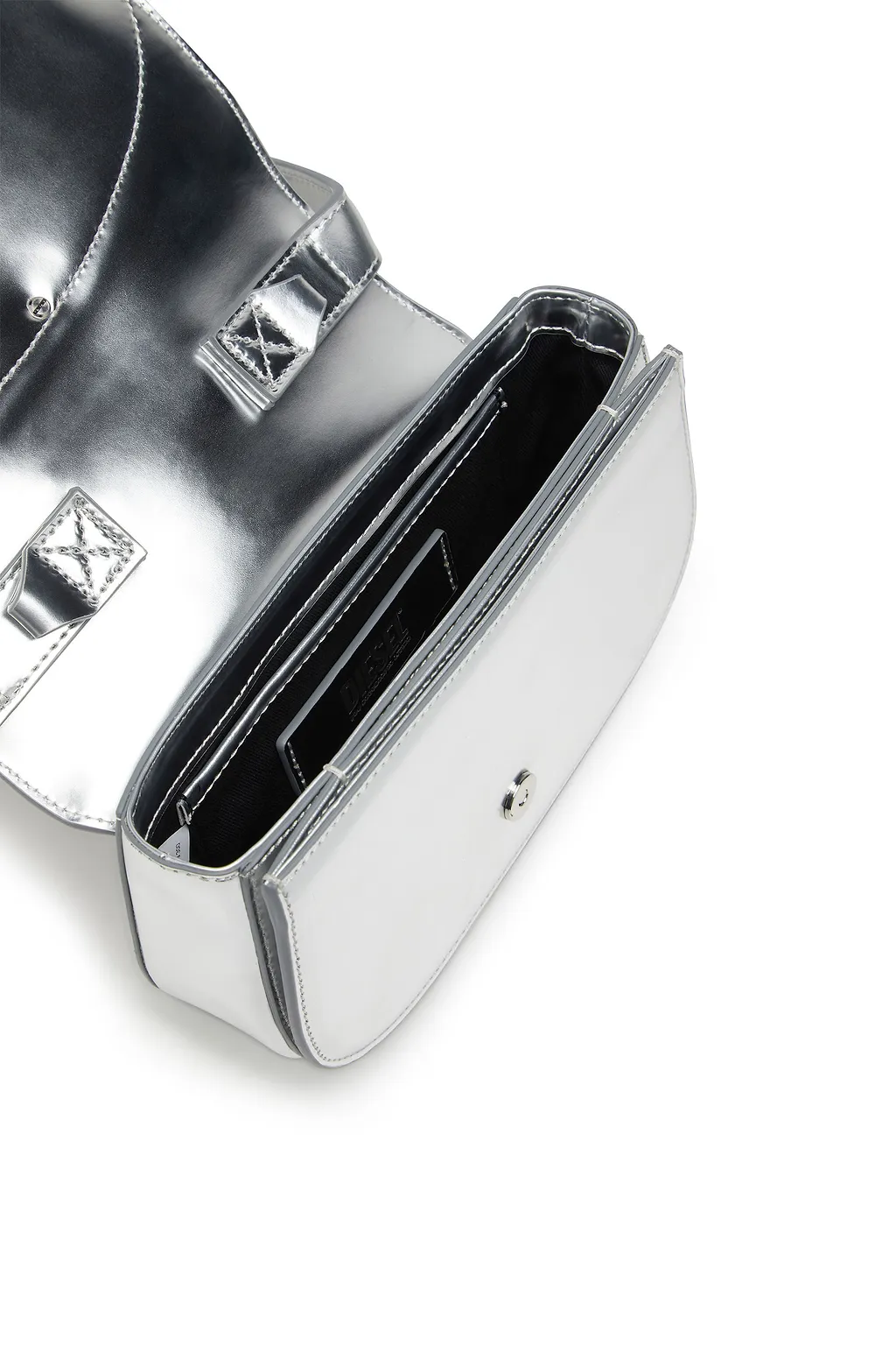 Diesel 1Dr-Iconic Mirrored Shoulder Bag