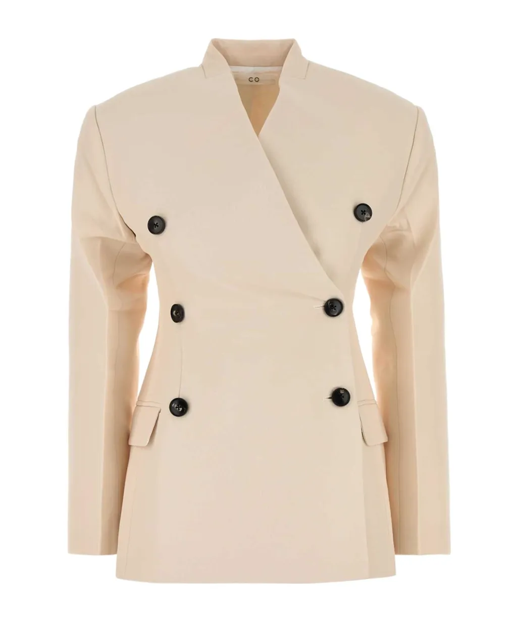 Co Sculptural Collarless Jacket