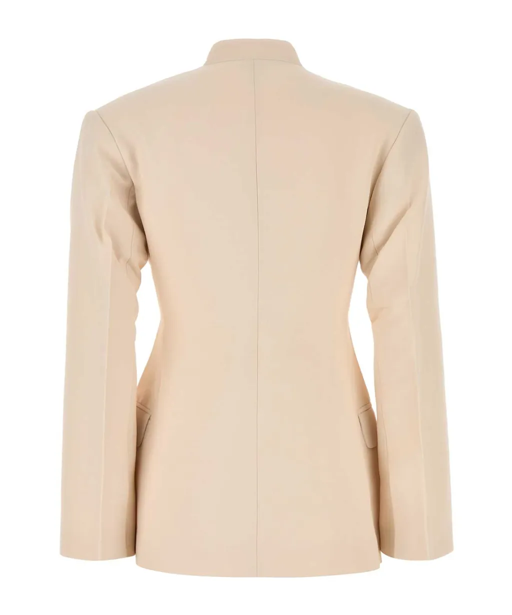 Co Sculptural Collarless Jacket