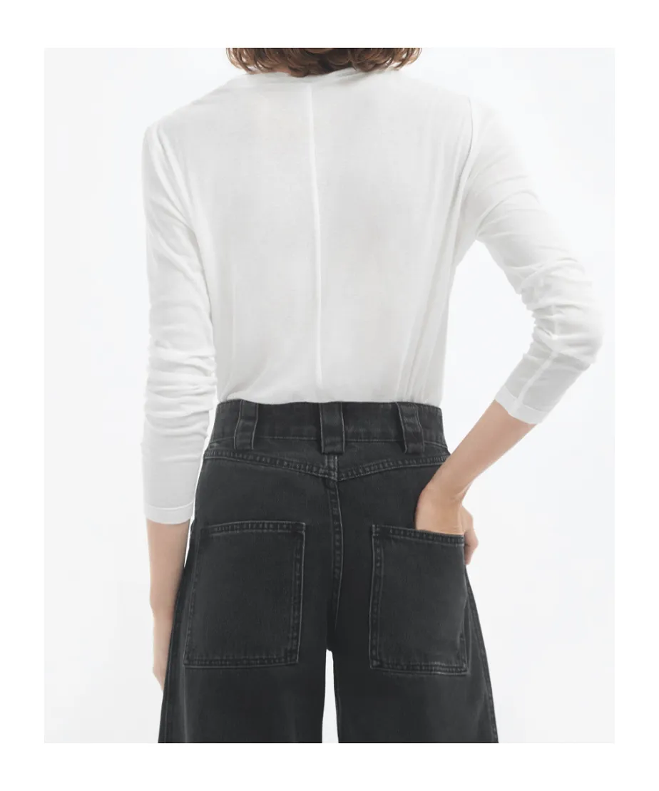 Crewneck Long Sleeve In Cotton Jersey