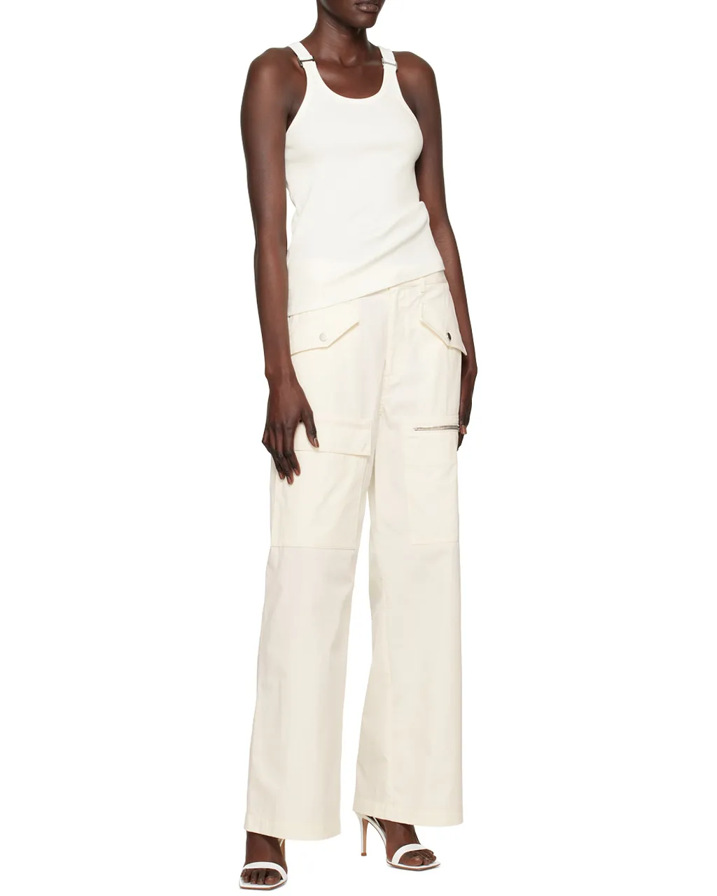 E-Hoop Ribbed Tank Top
