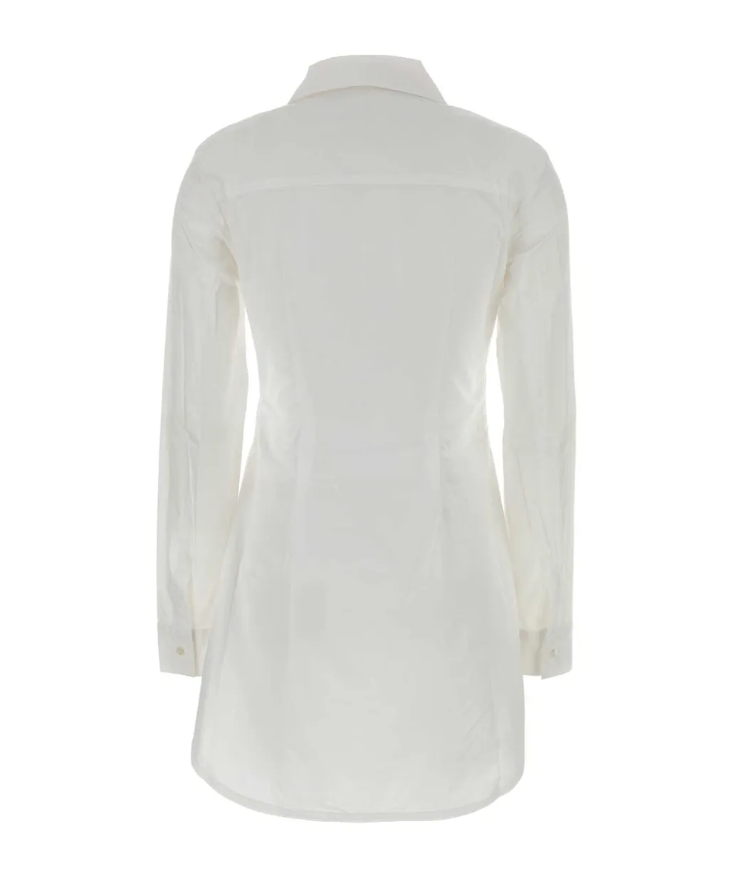 Co Wide Shoulder Long Shirt