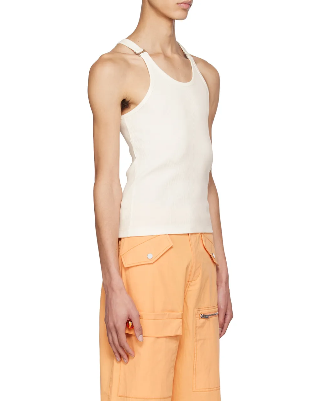 E-Hoop Ribbed Tank Top