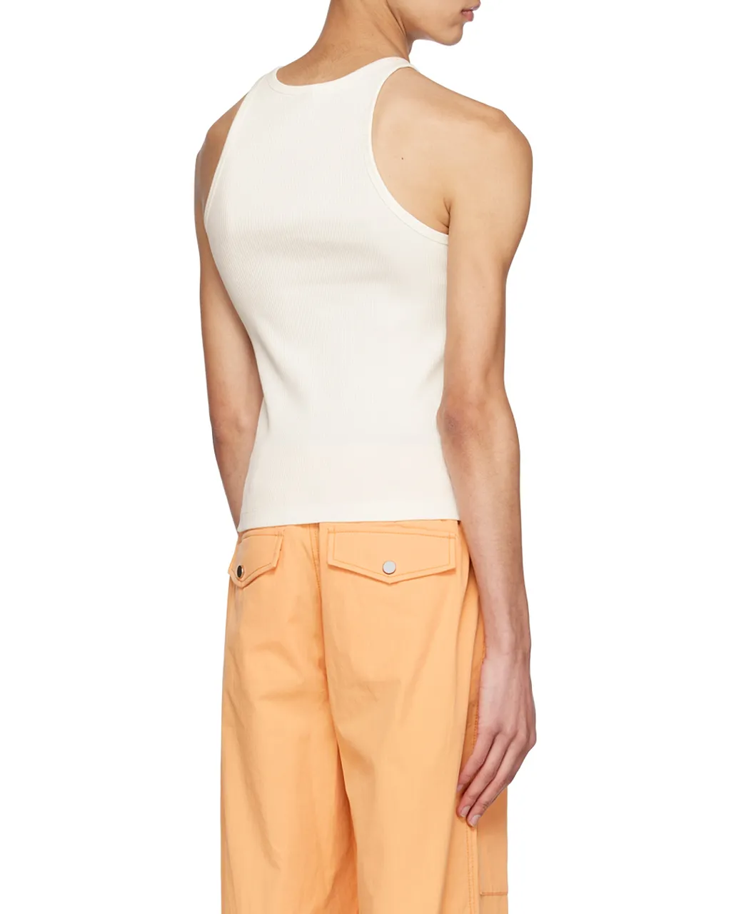 E-Hoop Ribbed Tank Top