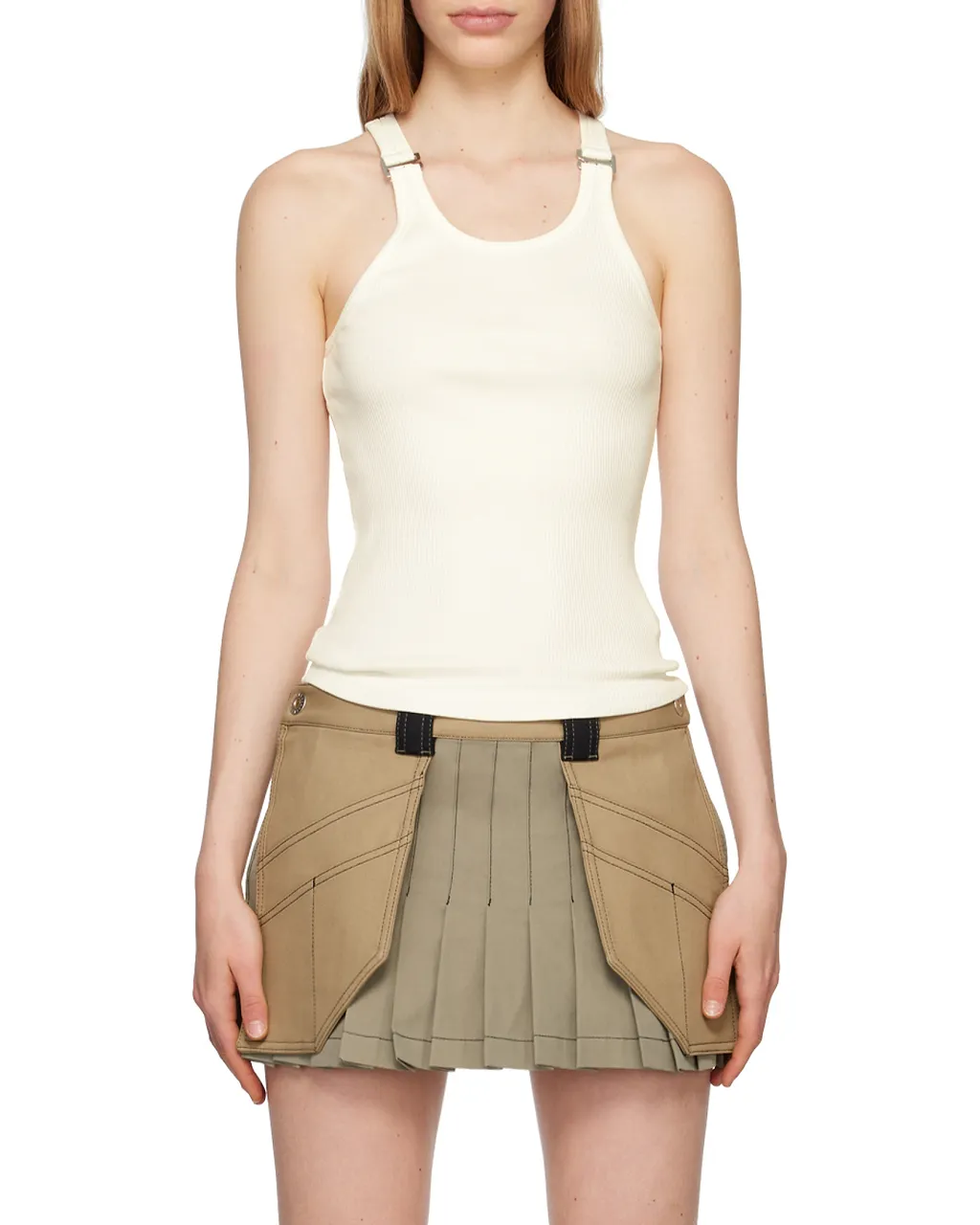 E-Hoop Ribbed Tank Top