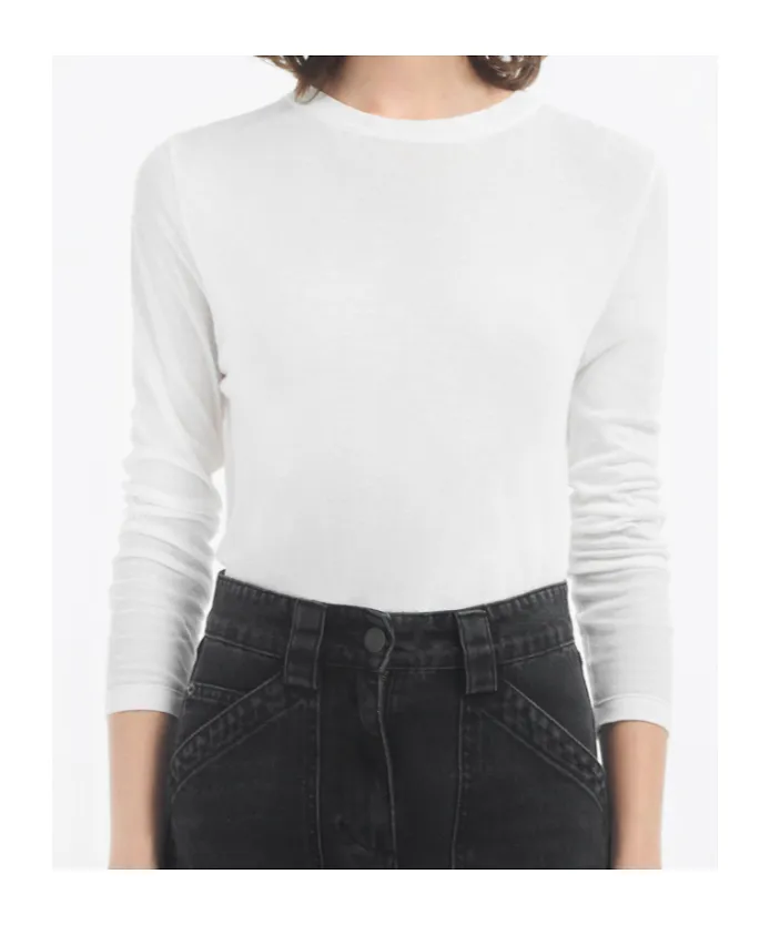 Crewneck Long Sleeve In Cotton Jersey