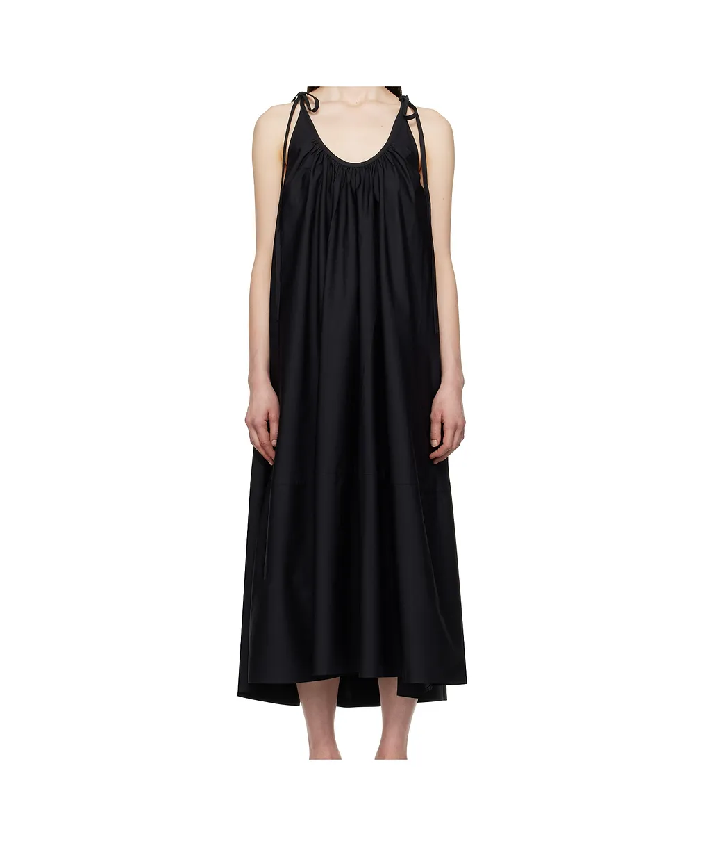 Gathered Halter Maxi Dress