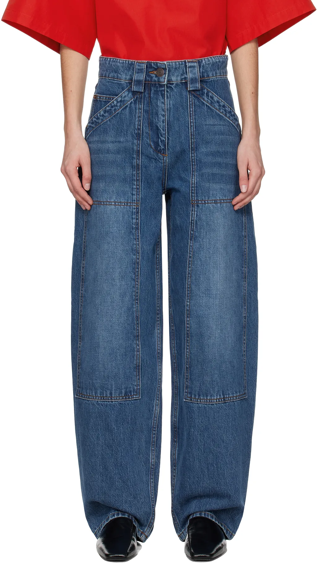 Patch Pocket Jeans