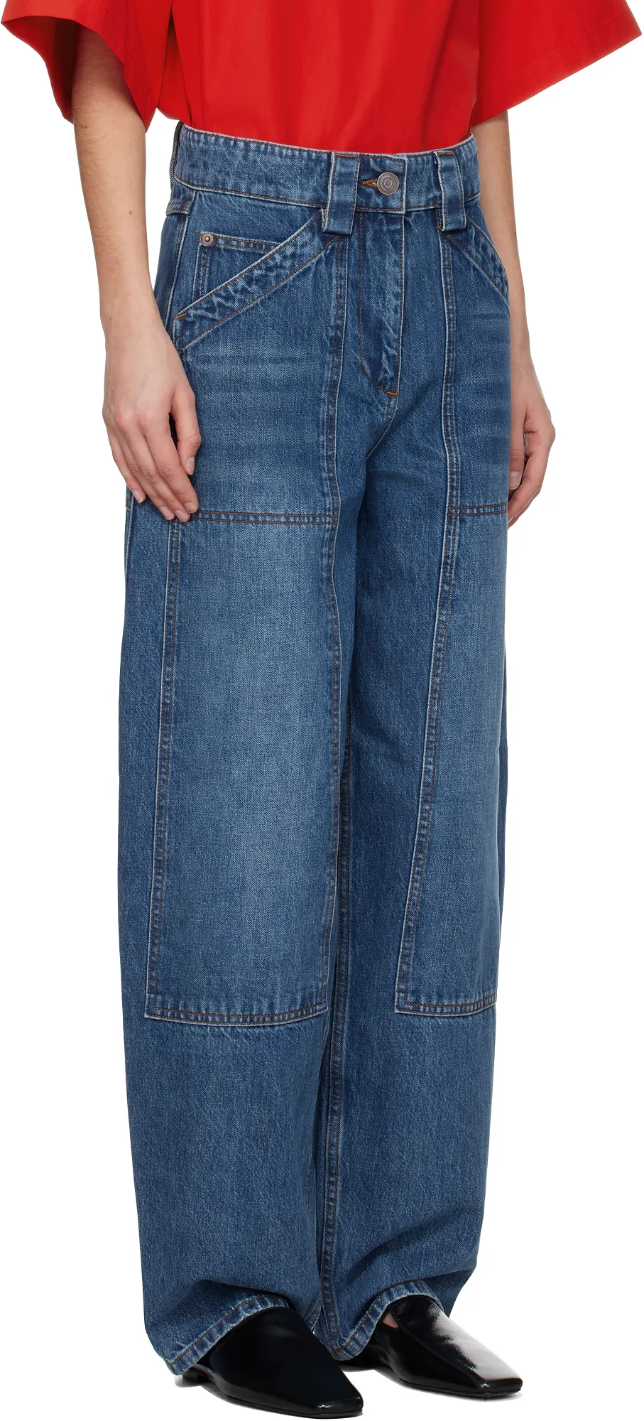 Patch Pocket Jeans