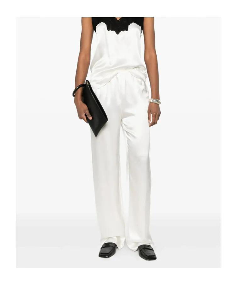 Straight-Leg Casual Pants