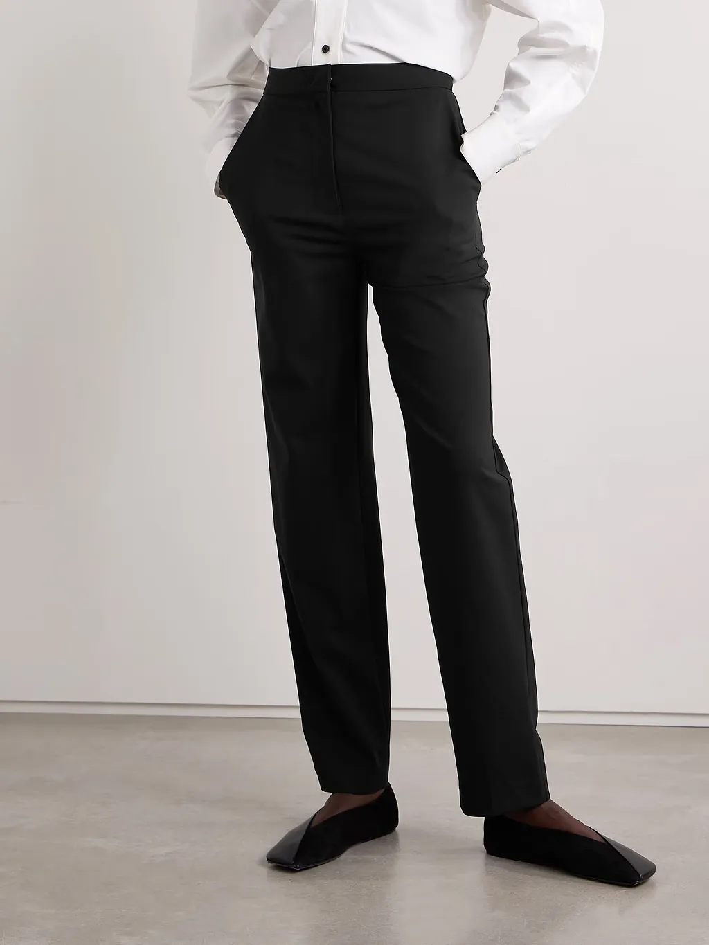 Straight-Leg Casual Pants