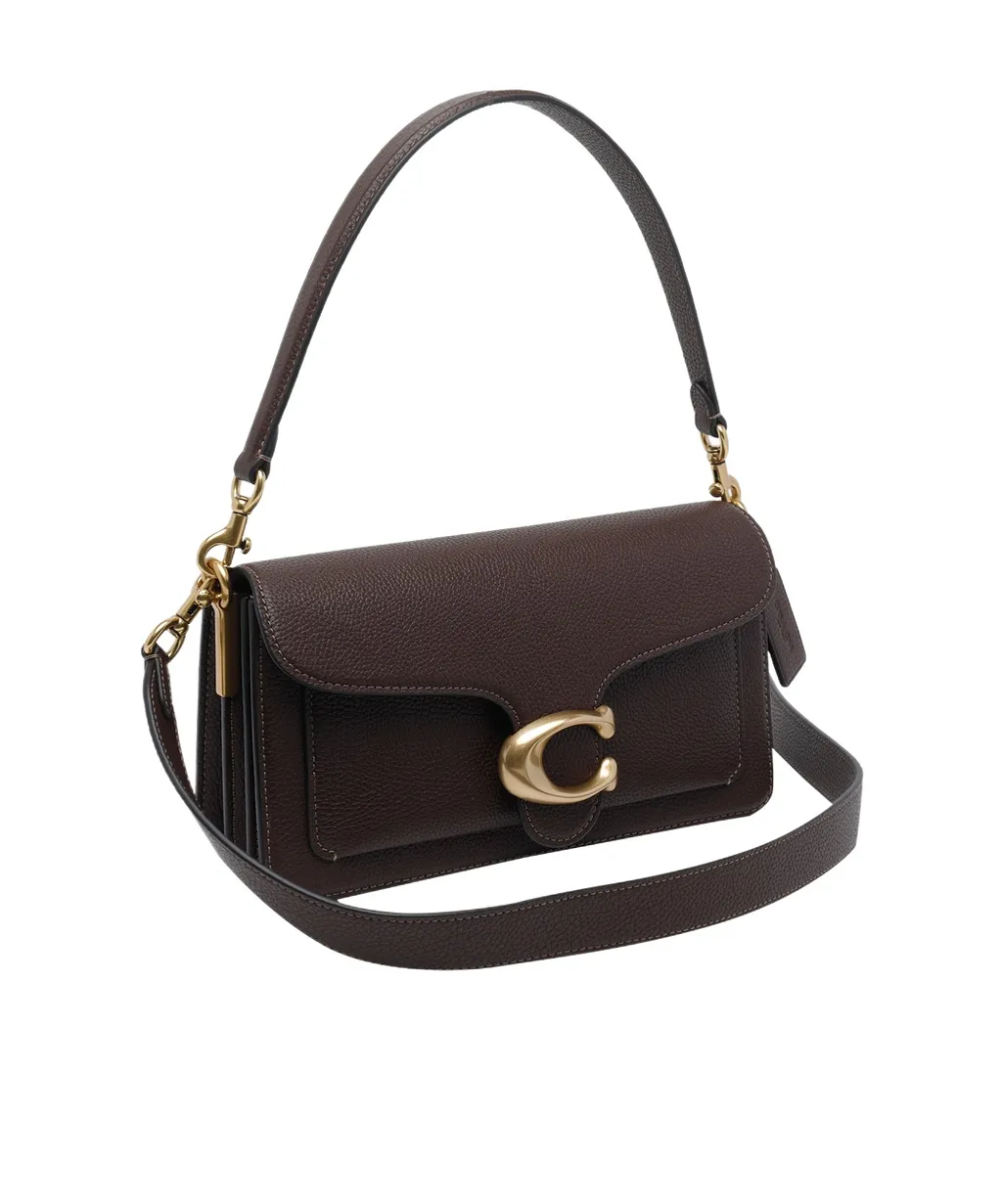 Coach Tabby 26 Logo Plaque Shoulder Bag