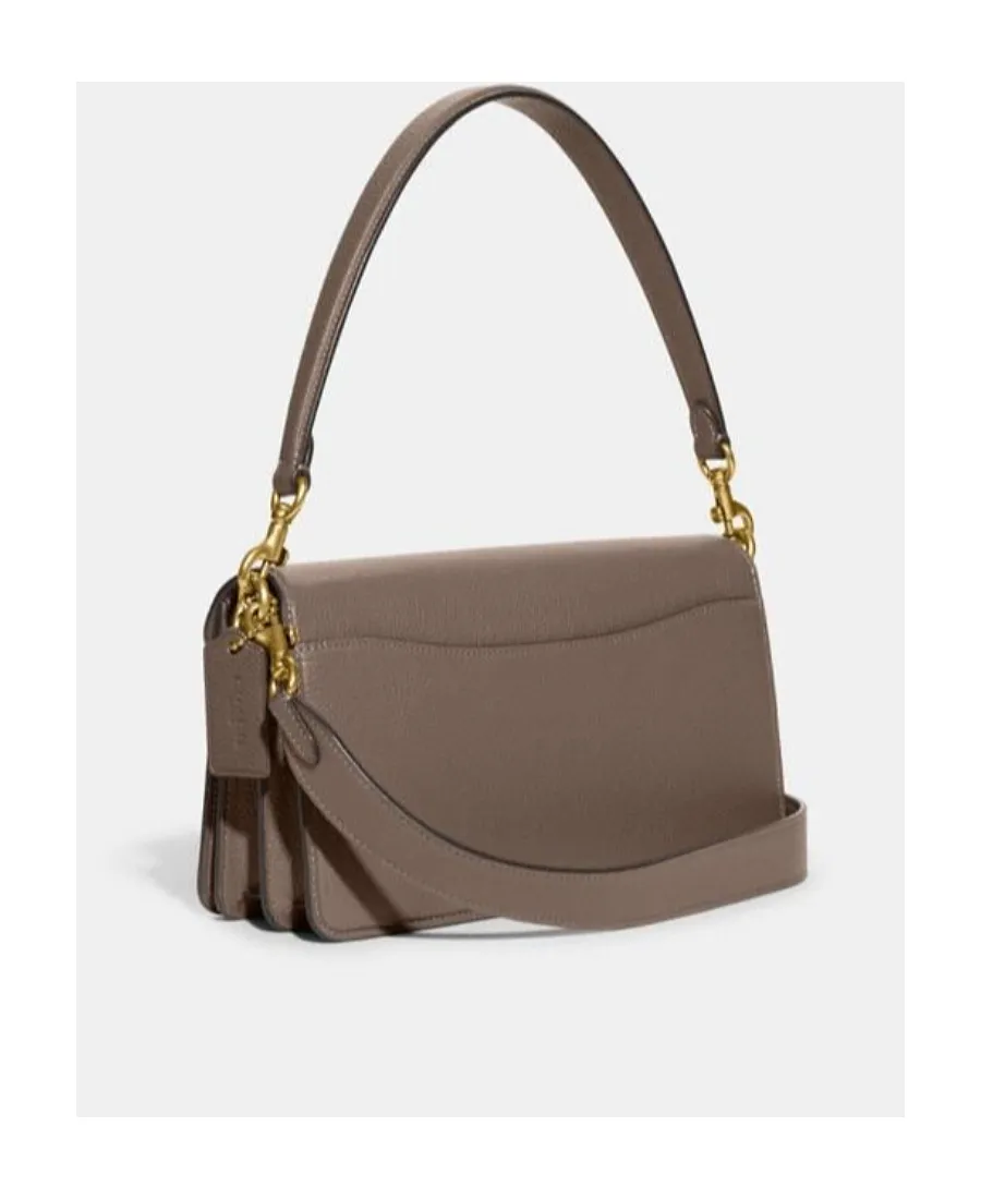 Coach Tabby 26 Logo Plaque Shoulder Bag