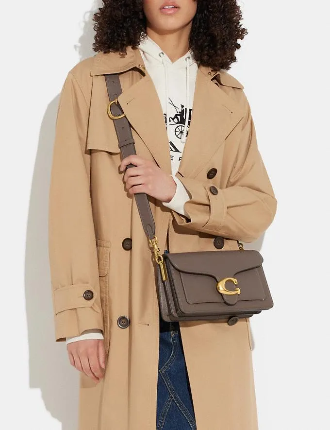 Coach Tabby 26 Logo Plaque Shoulder Bag