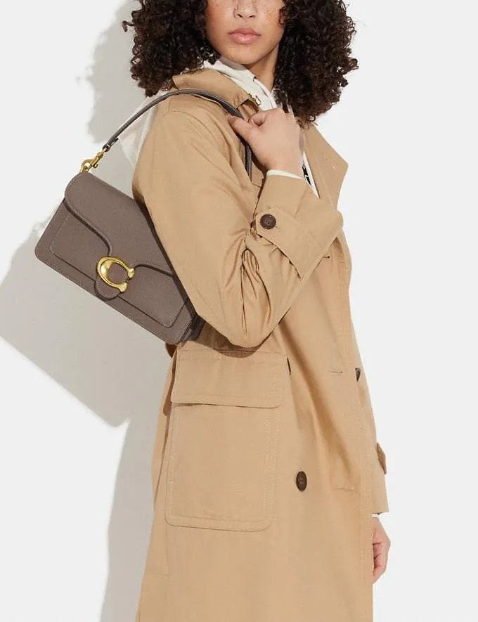 Coach Tabby 26 Logo Plaque Shoulder Bag