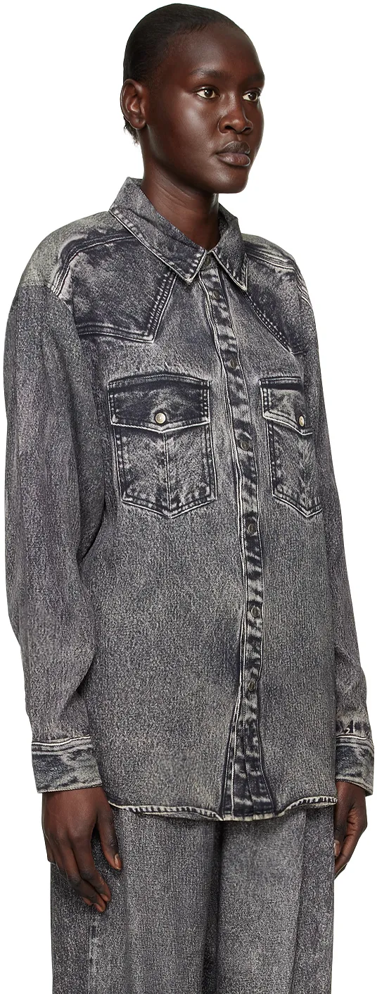 Diesel Buttoned Long-Sleeved Shirt