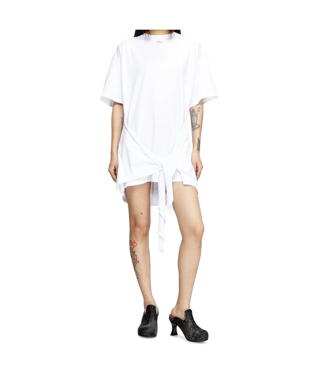 Diesel D-Eivor Tie Front T-Shirt Dress