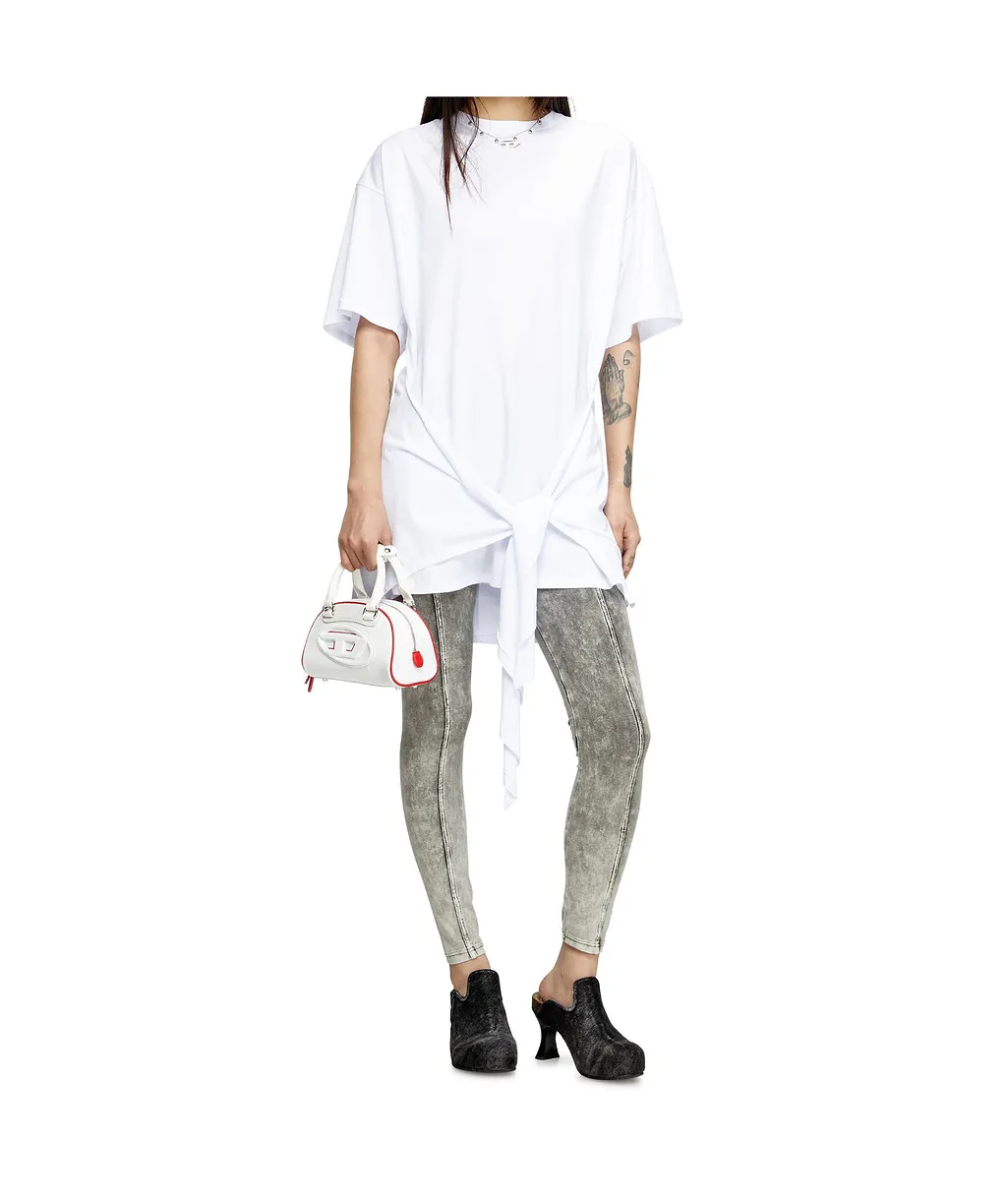 Diesel D-Eivor Tie Front T-Shirt Dress