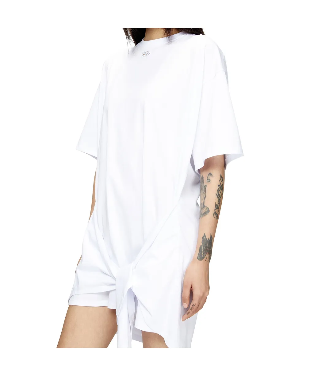 Diesel D-Eivor Tie Front T-Shirt Dress