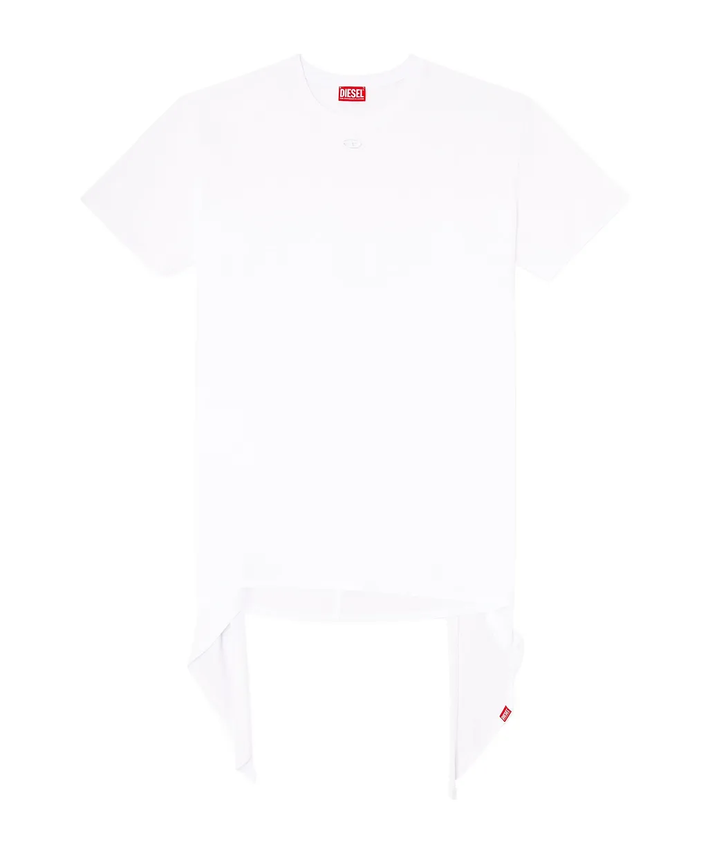 Diesel D-Eivor Tie Front T-Shirt Dress