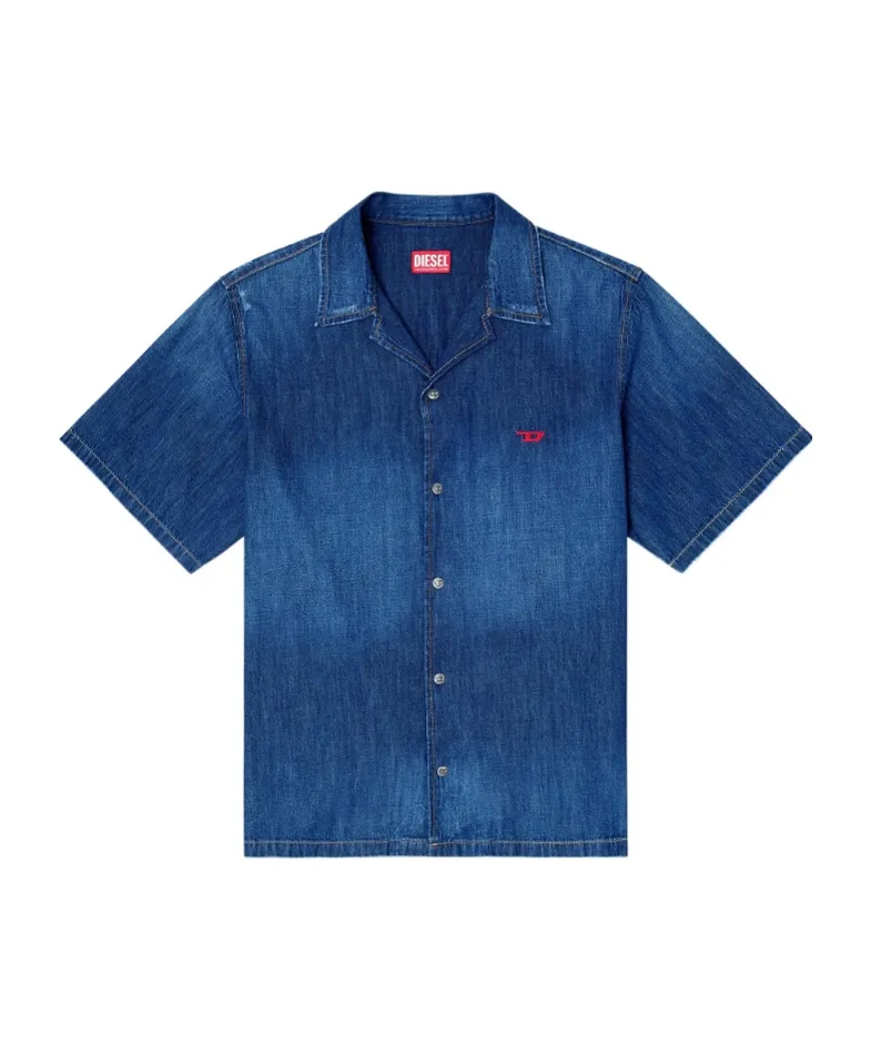 Diesel D Nabil Logo Denim Shirt