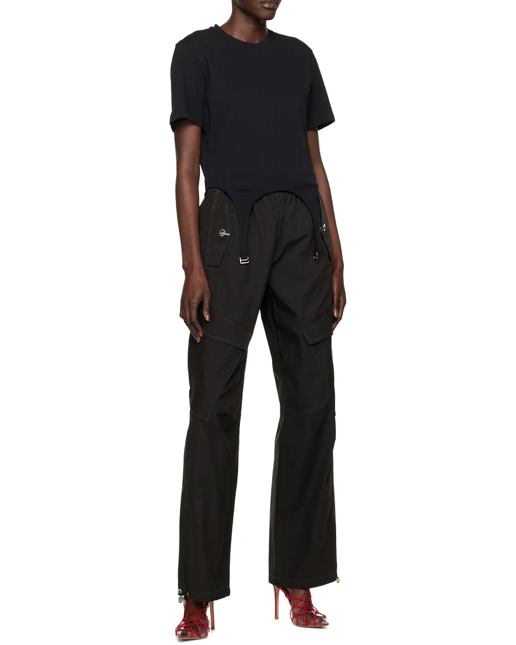 Short-Sleeved Garter T-Shirt