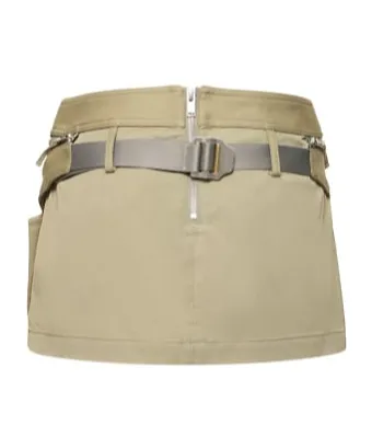 Short Skirt With Waist Pocket
