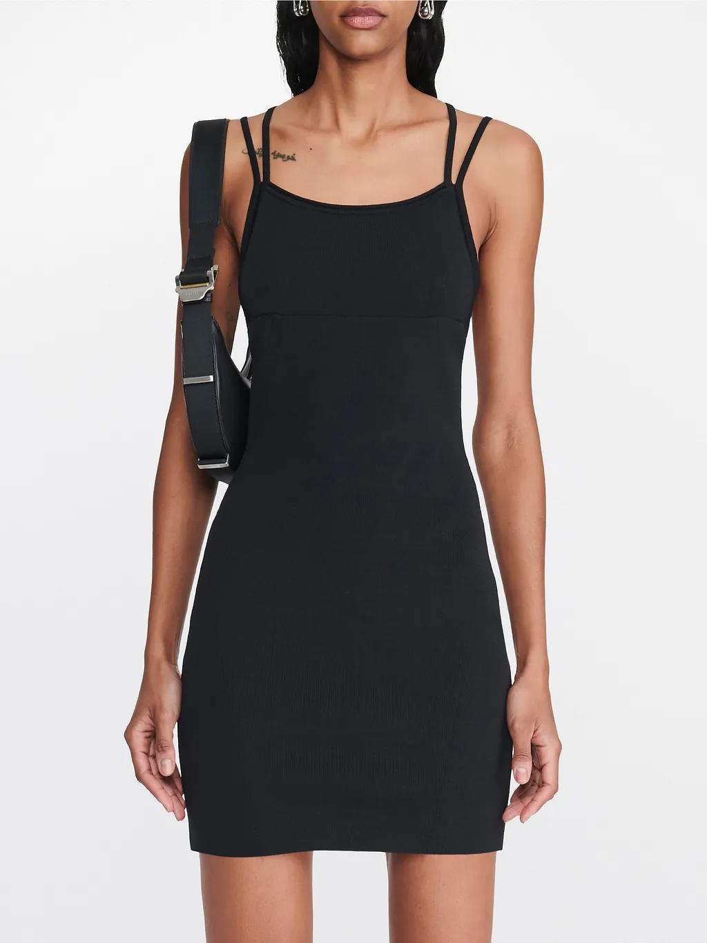 Spaghetti-Strap Mini Dress