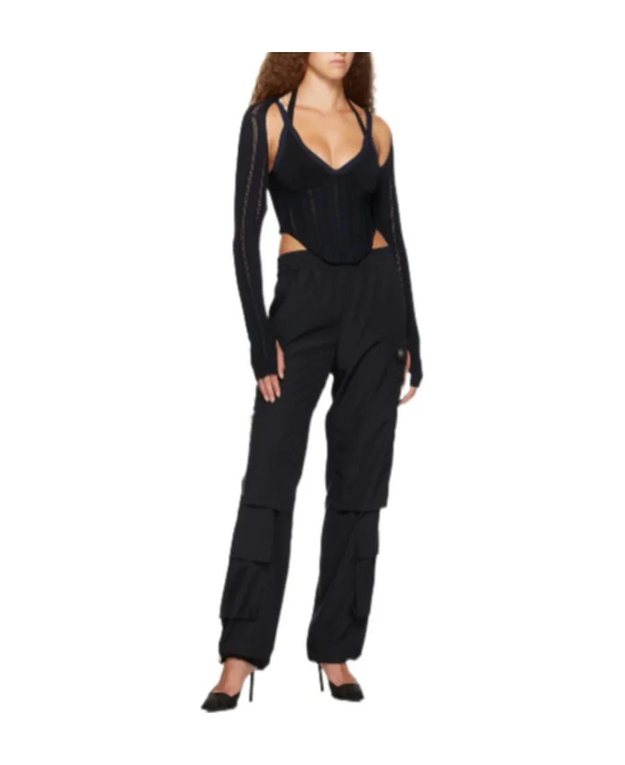 Straight-Leg Cargo Trousers
