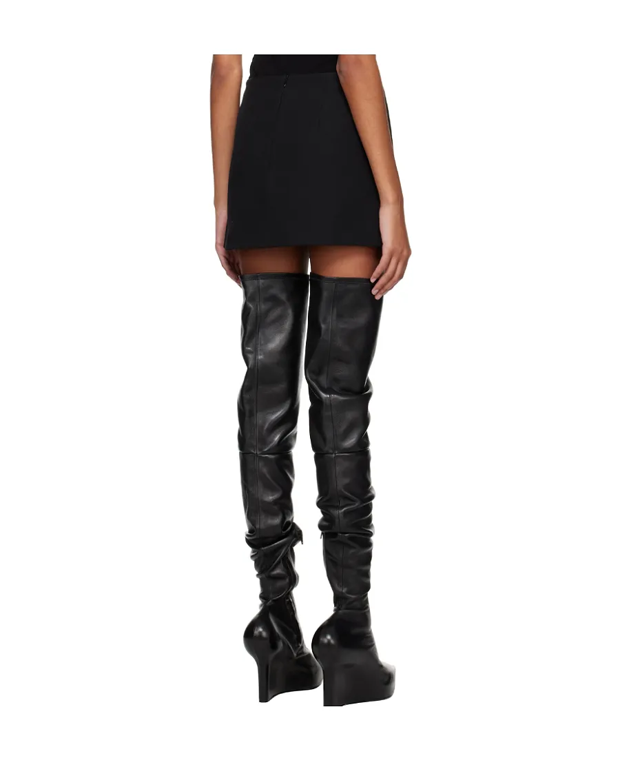 Split-Hem Mini Skirt