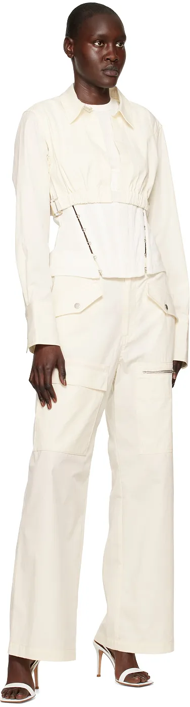 Straight-Leg Cargo Trousers