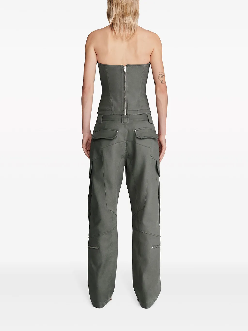 Tactical Straight-Leg Cargo Trousers