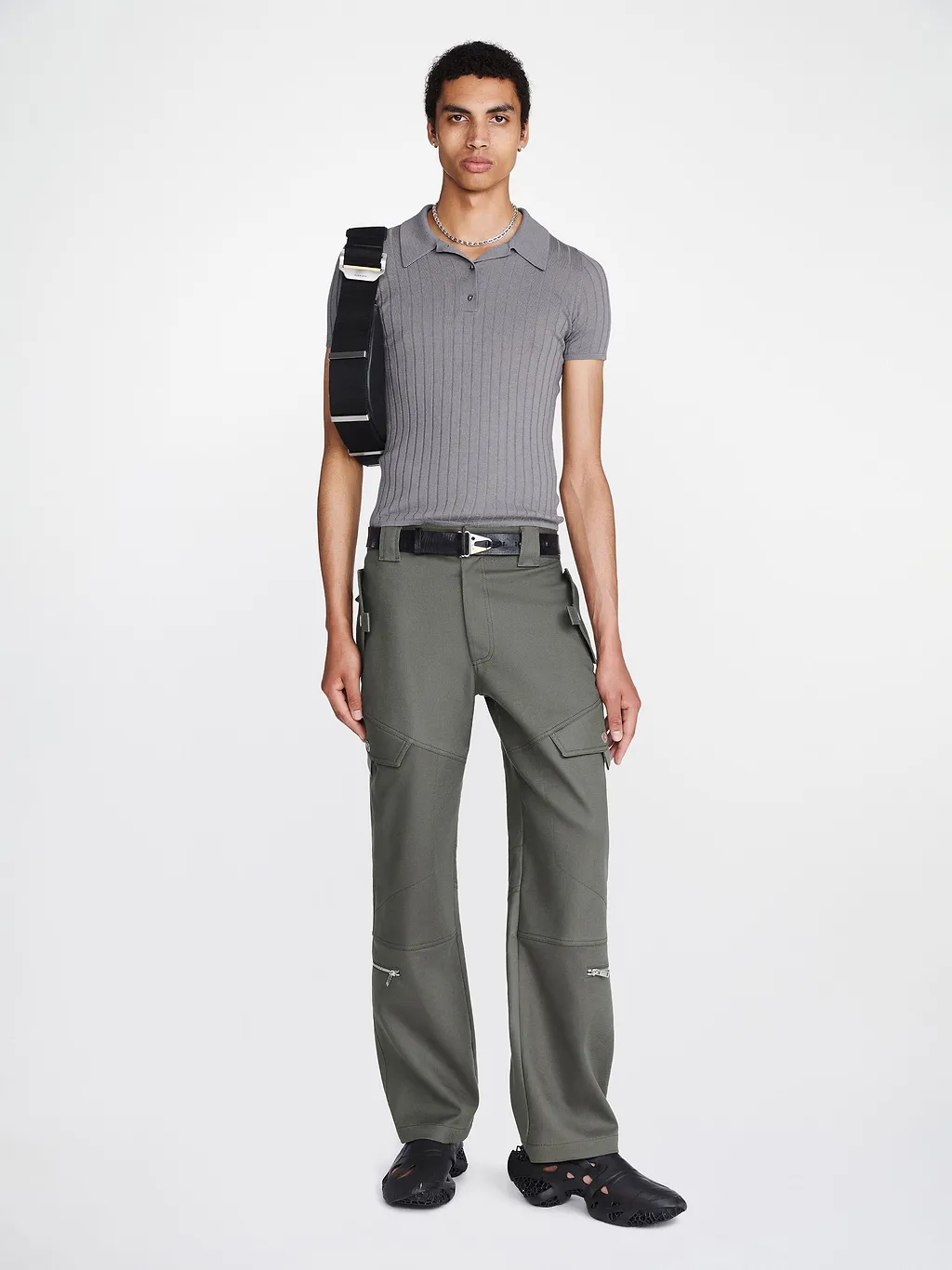 Tactical Straight-Leg Cargo Trousers
