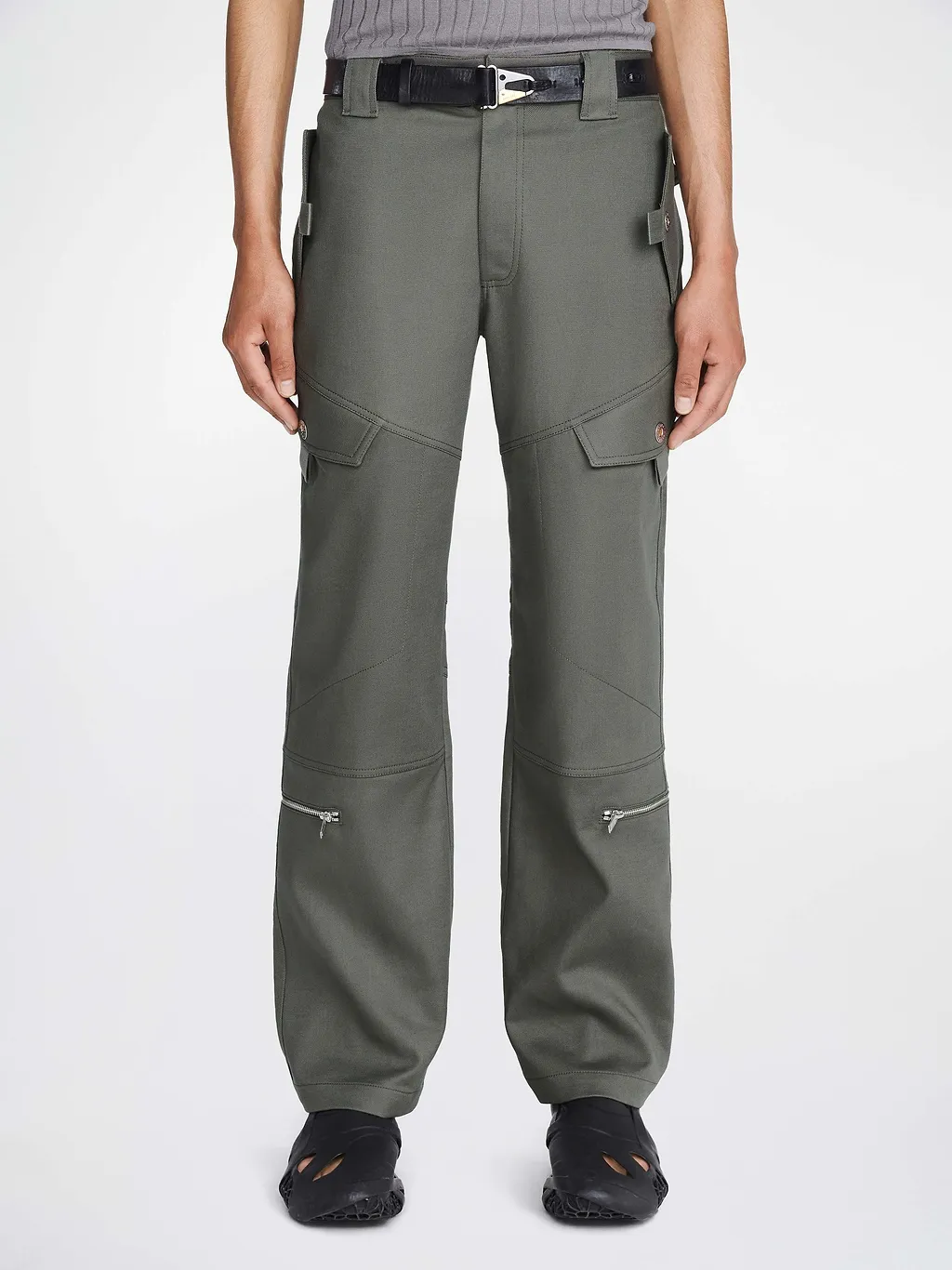 Tactical Straight-Leg Cargo Trousers