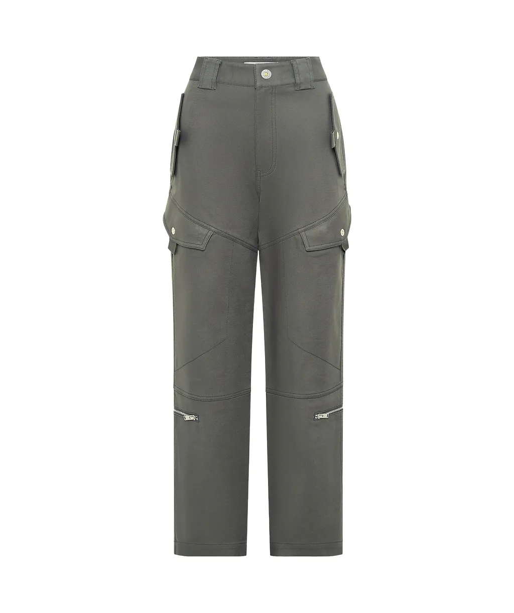Tactical Straight-Leg Cargo Trousers