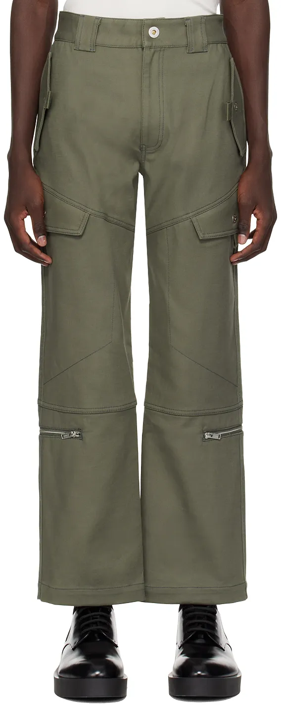 Tactical Straight-Leg Cargo Trousers