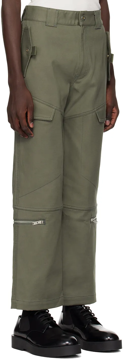 Tactical Straight-Leg Cargo Trousers